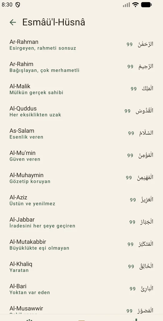 Zikirmatik screenshot 2